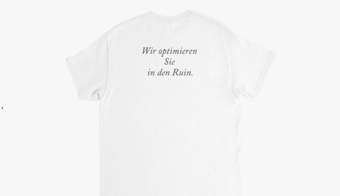 Total & Pleite – Corporate Executive Shirt | "Ruin Optimization" Edition Back